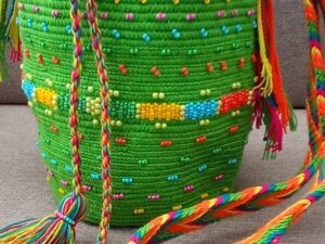 Femperium Wayuu Hand-Woven Guajira Colombia Bags Green