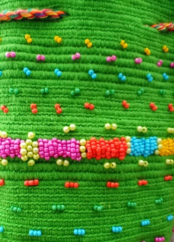 Femperium Wayuu Hand-Woven Guajira Colombia Bags Green