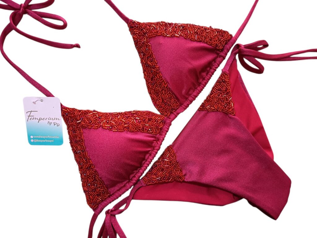 fuschia bikini